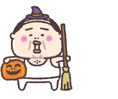 Old Man Halloween Sticker