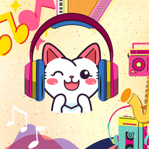 Music Time Cats GIF
