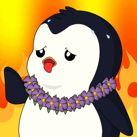 Summer Burn GIF by Pudgy Penguins