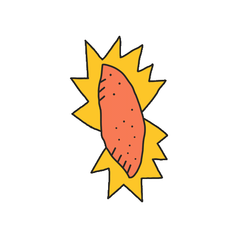 Sweet Potato Sticker by Maeve Chocolate
