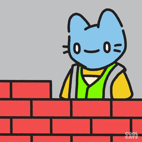 Working Blue Cat GIF by Cool Cats