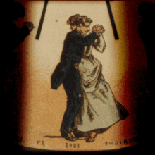 vintage dancing couple GIF