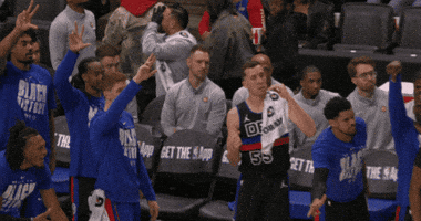 Celebration GIF by Detroit Pistons