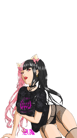 Art Girl Sticker by AKUMA SIX