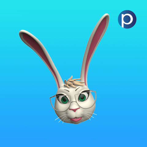 Rabbit Emoji GIF by Pracuj.pl