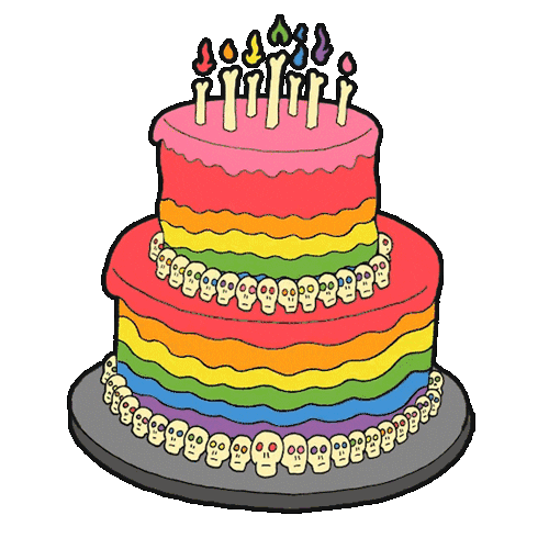Birthday Cake - Birthday Cake Clipart Gif, HD Png Download , Transparent Png  Image - PNGitem