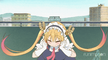 Excited Dragon Maid GIF by Funimation