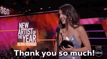American Music Awards Thank You GIF by AMAs