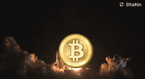 Lift Off Moon GIF by Stakin - Lift Off Moon GIF by Stakin