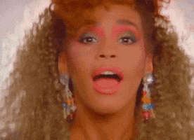 Whitney Houston 80S GIF