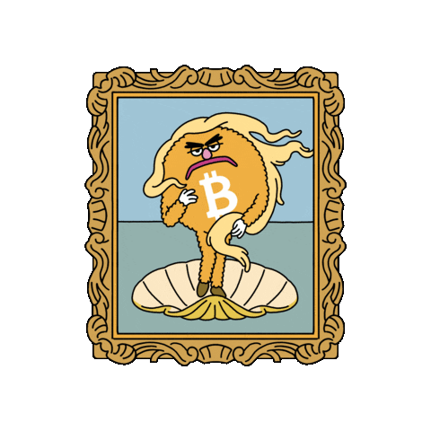 Bitcoin Cryptocurrency Sticker by herecomesbitcoin
