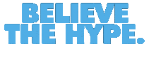 Believe The Hype Sticker by Thrive Youth