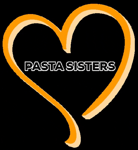 pastasisters love heart pasta sisters GIF