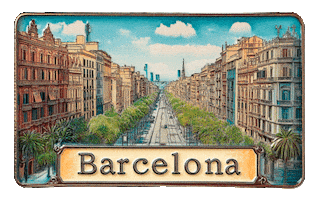 Barcelona Iman Sticker by dōcō mobility