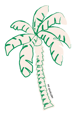 Palm Tree Summer Sticker by My Jewellery