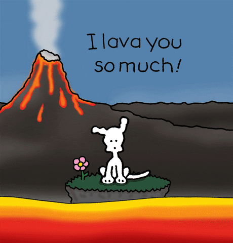 I Lava You GIF by Chippy the Dog