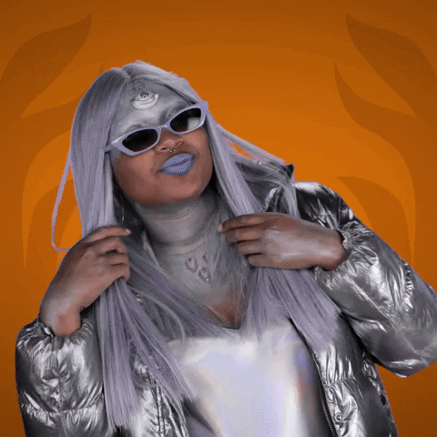 Silver Hair GIF by giphystudios2021 - Find & Share on GIPHY