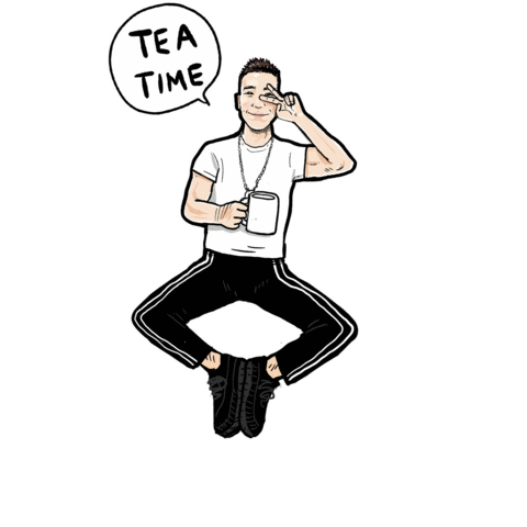 Tea Teatime Sticker by rabbitblack