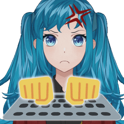 Angry Vtuber GIF