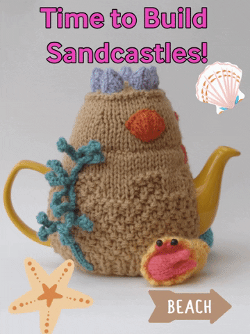 Summer Sand GIF by TeaCosyFolk