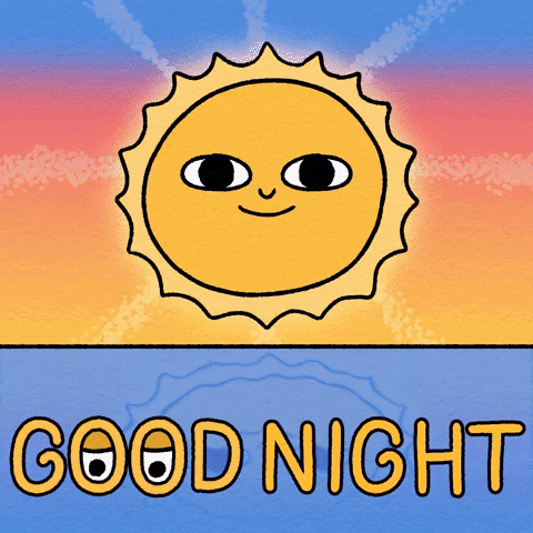 Tired Good Night GIF by Holler Studios