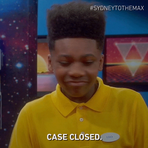 Case Closed Yes GIF by Disney Channel