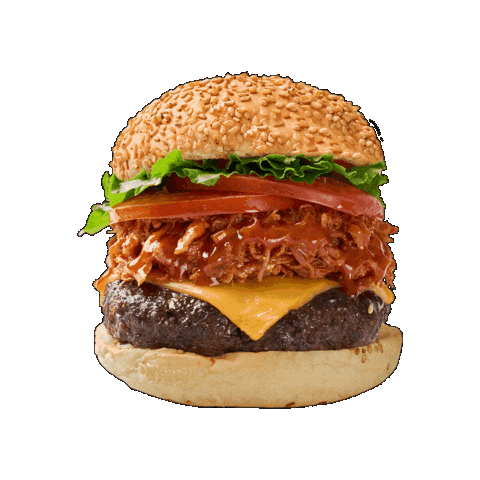 Burger Sticker by DOWNTOWNER