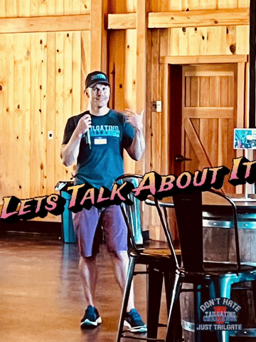 Talk It Out GIF by Tailgating Challenge