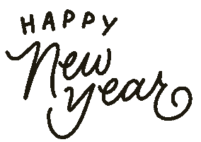 Happy New Year Sticker by Sheila Streetman