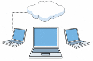 Resultado de imagen para gif de almacenamiento en la nube