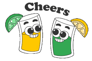 Cheers Sticker by Filta
