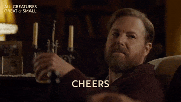 Cheers Nightcap GIF by All Creatures Great And Small