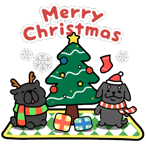 Merry Xmas Sticker by YajuWholeHouse