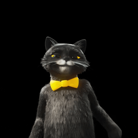Happy Cat GIF by Studio Moderna ltd