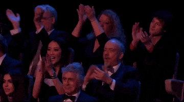 Standing Ovation Clapping GIF by BAFTA