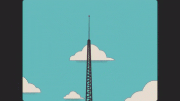 Radio Waves Animation GIF by St. Lucia