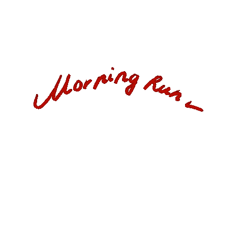 Morning Run Sticker