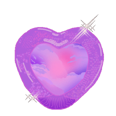 Heart Bubblegum Sticker by Kississippi