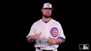 chicago cubs thumbs up GIF by MLB