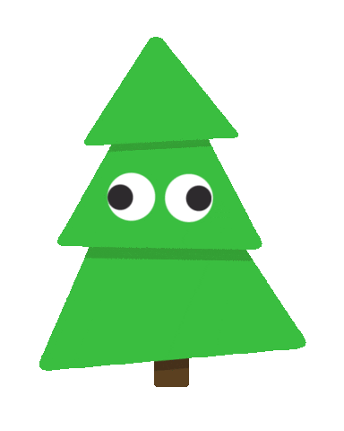 Happy Christmas Tree Sticker by Yiannis Liolios