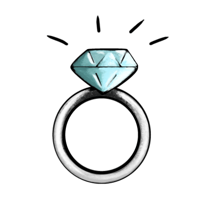 Sparkle Ring Sticker by You're The Worst for iOS & Android