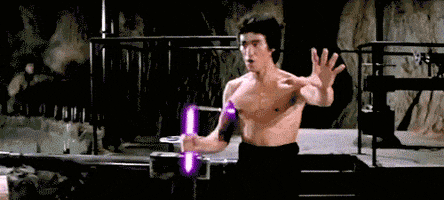 fitness training martial arts kung fu bruce lee GIF