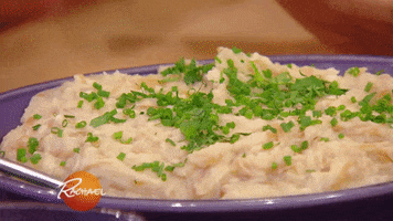 mashed potatoes chocolate GIF by Rachael Ray Show