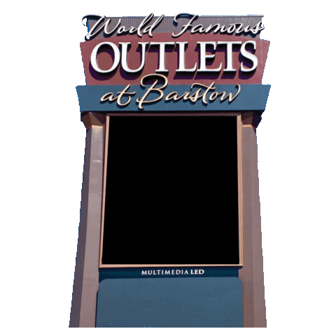 World Famous Outlets at Barstow Sticker