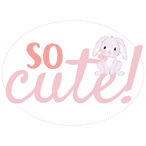 Pink Bunny Sticker by Live Sweet