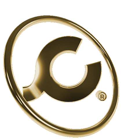 Gold Metal Sticker by CALI CORPORATION