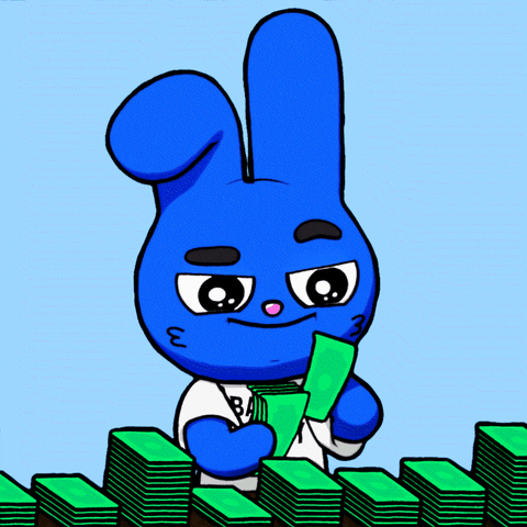 Basedbunny money bunny coinbase basedbunny GIF