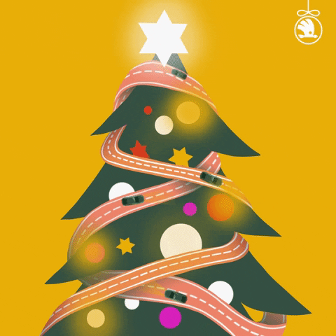 Christmas Tree GIF by Škoda Global