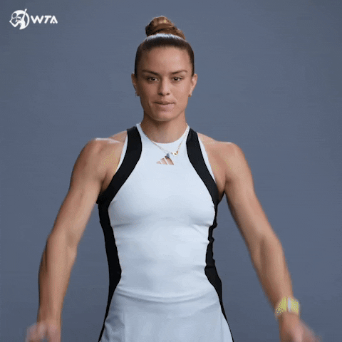 Maria Sakkari Peace GIF by WTA