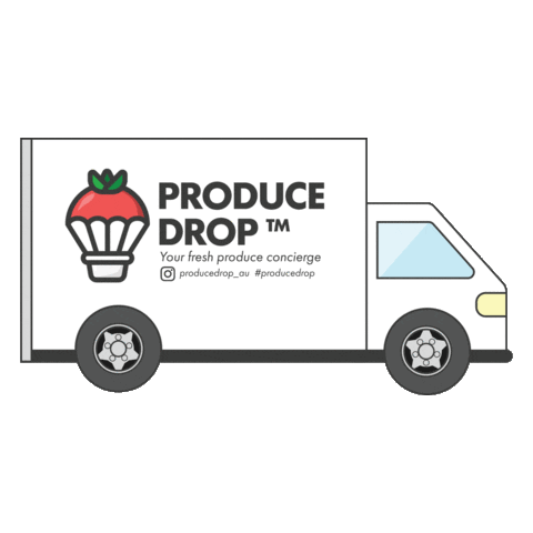 Produce Drop Sticker